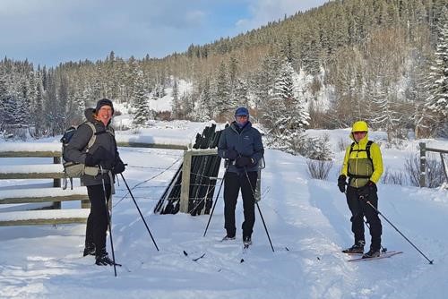 Sunny to start at Mountain Rd/Moose connector. Rob, Michael, Damian