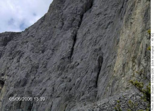 Rock Climber in Centre