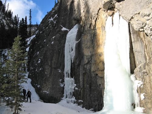 Twin waterfalls