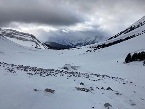 Heading Back down towards Rummel Lake