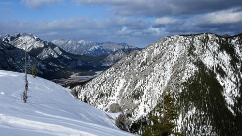 Looking North towards Barrier Lake