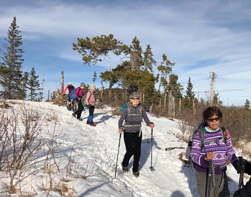 Hiking down Long Distance