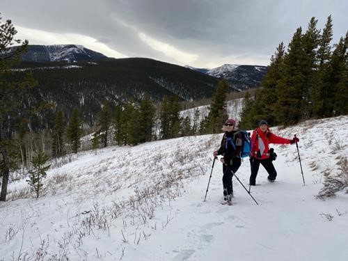 The deepest snow we encountered 