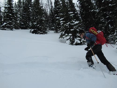 Katrin on the uptrack 