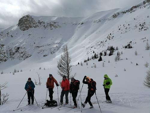 At Citadel Pass with Citadel Peak as the background