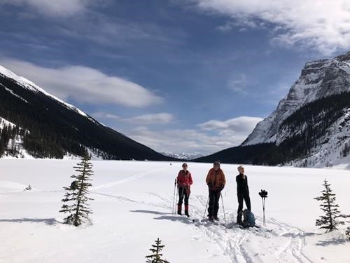At the west end of Boom Lake