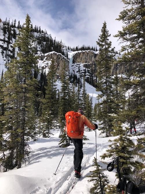 {957 Bob West} taking a closer look at the waterfall ice