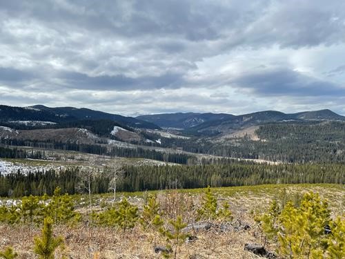 Views from summit of Hickory Hill