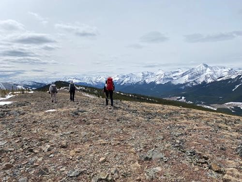 On the ridge