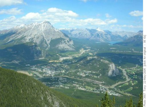 Banff from Sulphur Mountain