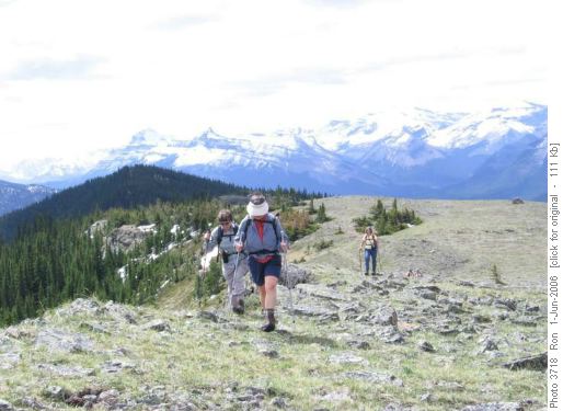 Powderface Ridge from summit looking south