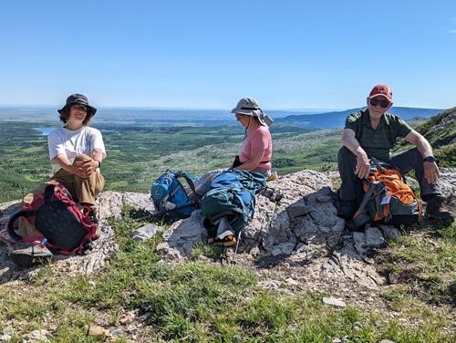 Our group at the mouth of the cirque.