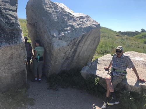 Split rock