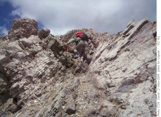 Turtle Mountain steep part