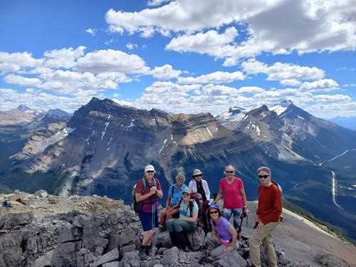 Group on the summit