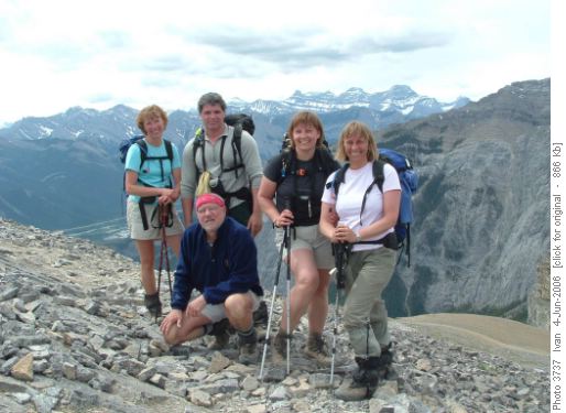 Yamnuska summit