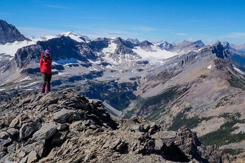 Yours truly on Waputik Peak.