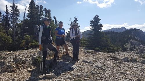 Three beauties on Heart Mountain