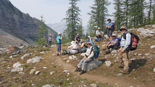 A break on the way down