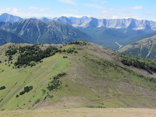 West Mist Hill from East Mist Hill
