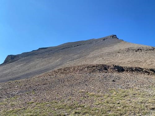 Our descent route from Outlook Peak