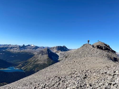 Approaching the summit 