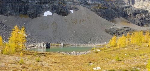 Upper tarn in Panorama meadows