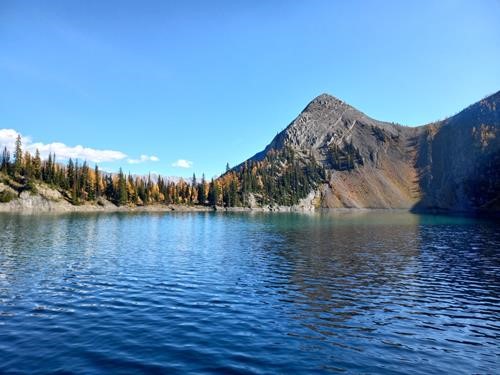 Taiga viewpoint from across the lake