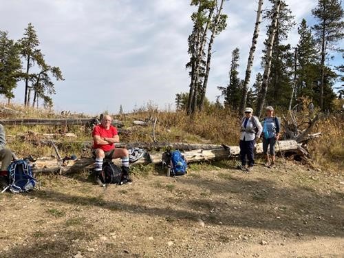 First Lunch - Norm's knee, Ivan, June, Jennifer