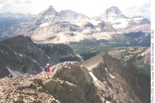 View from Mount Byng, 2,940m