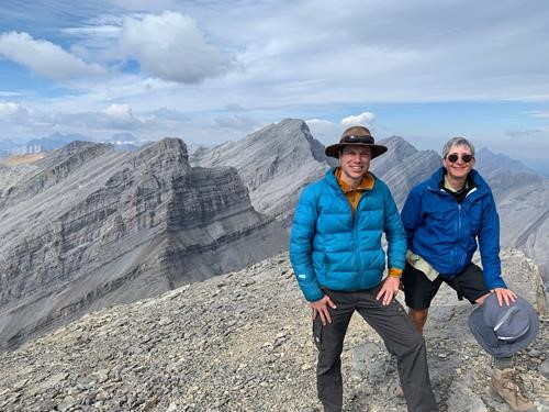 Ramblers at the top of the Fortress