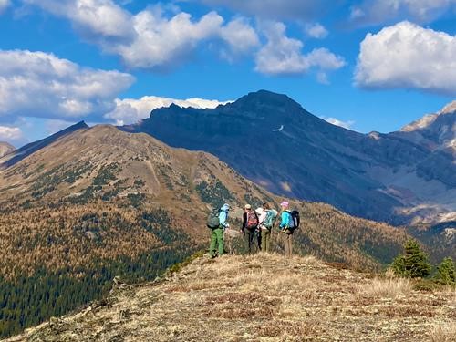 At the north end of Wolverine Ridge looking towards Richardson