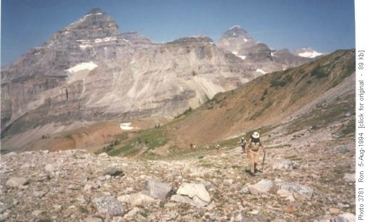 Route to Currie Pass
