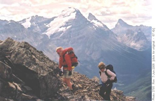 Paget Peak scree