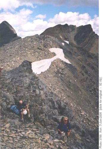 South summit of Paget Peak