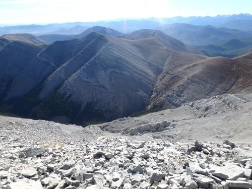 Structure of south peak