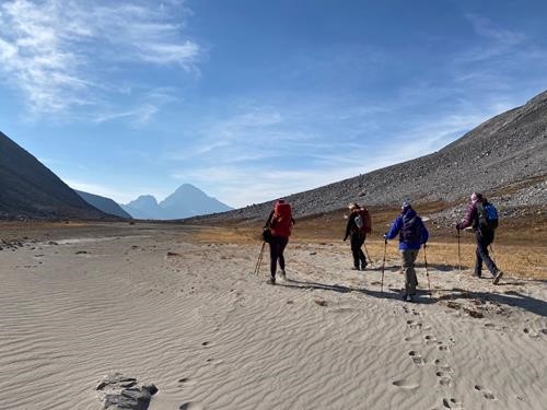 Sand instead of a tarn