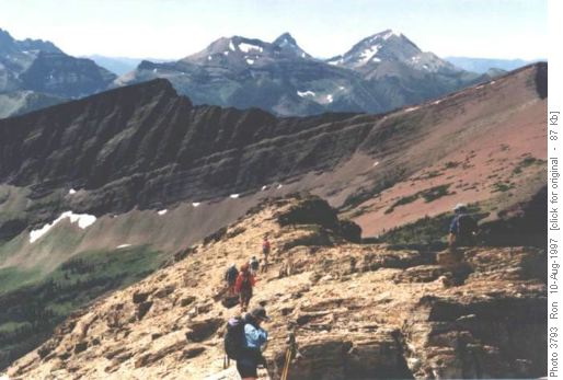 Mount Lineham, Waterton. view southwest