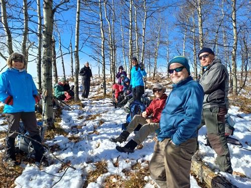 Lunch on a windless spot