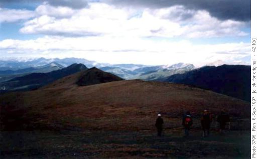 Pasque Mountain, looking north