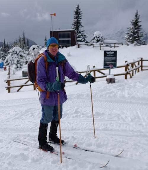 David M. at peak performance - Kananaskis Fire Lookout