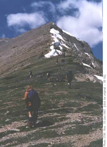 Tent Ridge, south side