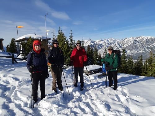 Hardy hikers at Barrier Lookout