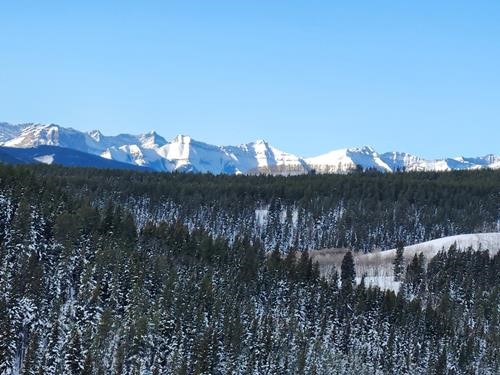 Beautiful views along Muley Ridge