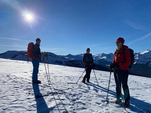 Gorgeous day to be on a ridge