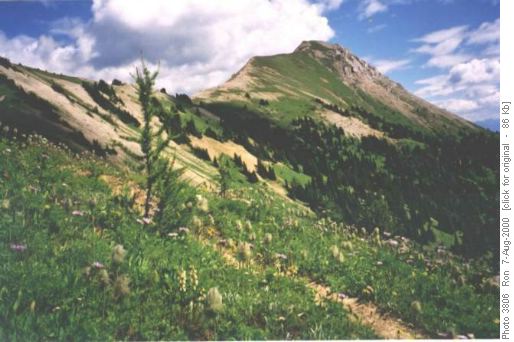 Nixon summit, Kindersley Pass