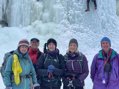 Ramblers at the Green Monster, Evan Thomas Creek, Kananaskis