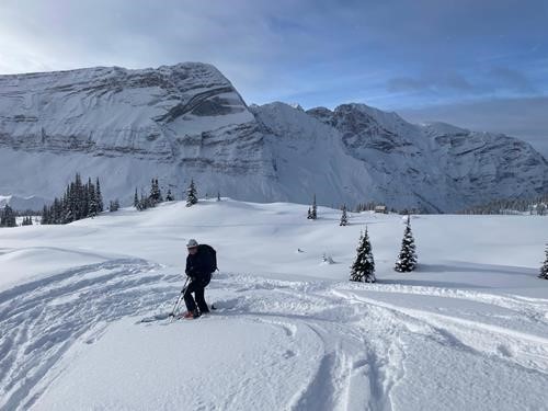 Thunder mountain above Campbell Chalet