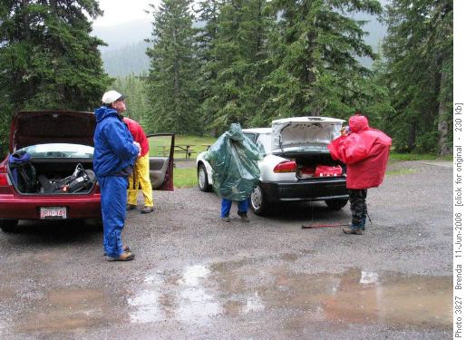 Starting out in the rain