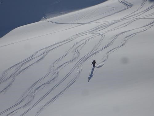 Short but sweet on the north side of Hilda Ridge